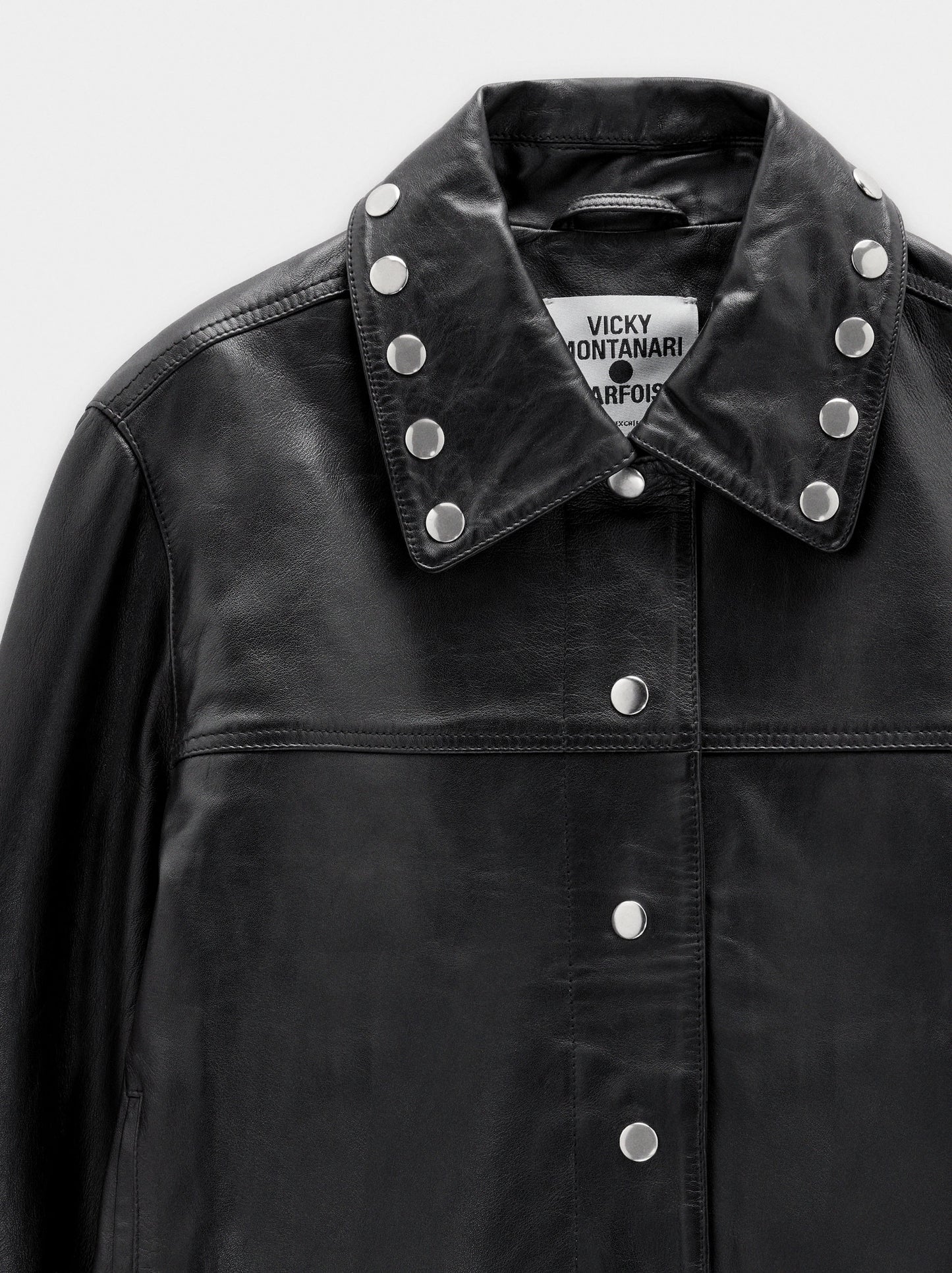 Leather Jacket With Studs