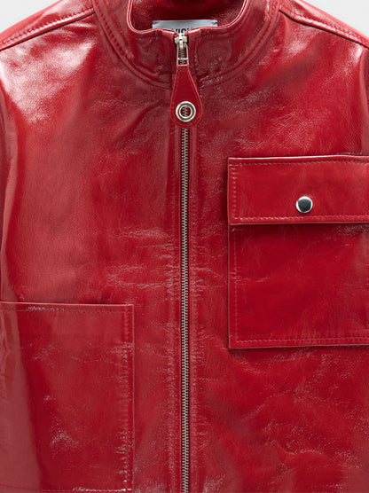 Leather Jacket With Zipper