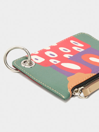 Shopper Bag With Soft Texture And Pendant