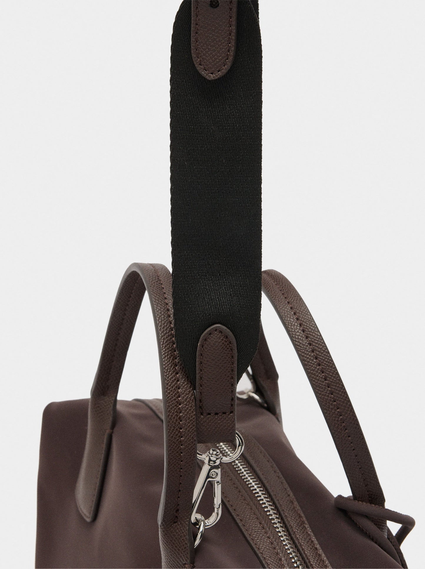 Soft Texture Tote Bag With Pendant