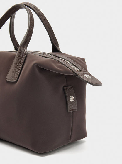 Soft Texture Tote Bag With Pendant