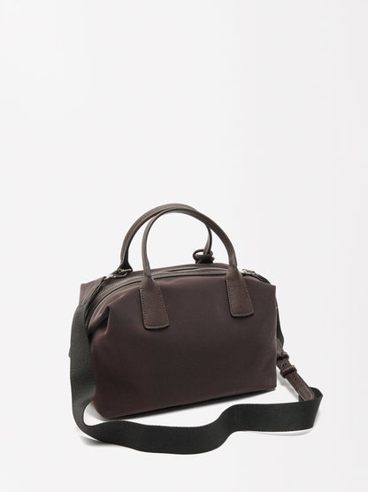 Soft Texture Tote Bag With Pendant