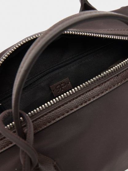 Soft Texture Tote Bag With Pendant