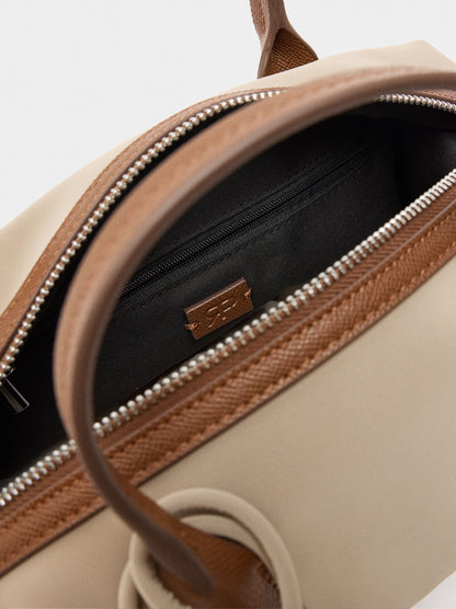 Soft Texture Tote Bag With Pendant