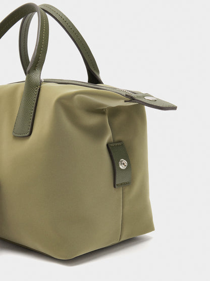 Soft Texture Tote Bag With Pendant