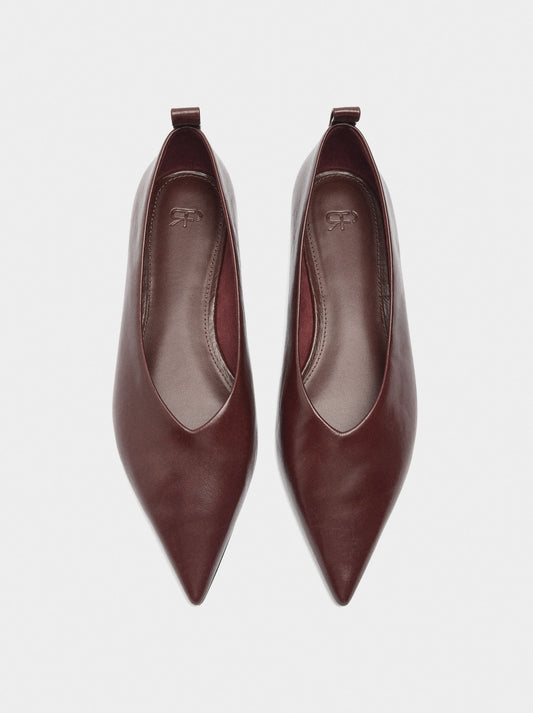 Leather Ballet Flats