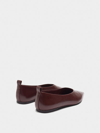 Leather Ballet Flats