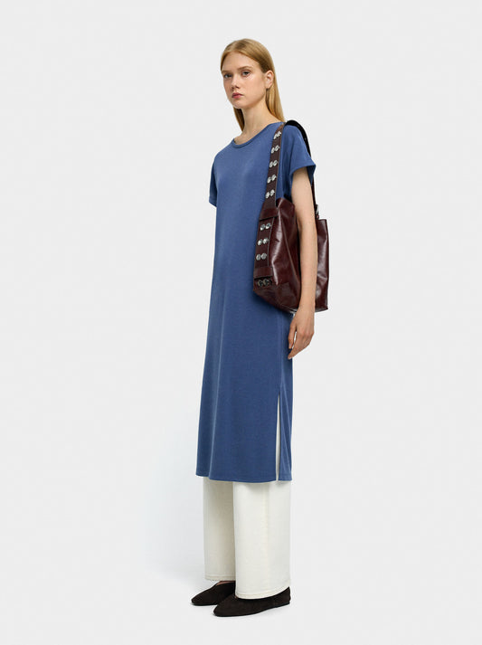 Plain Midi Dress