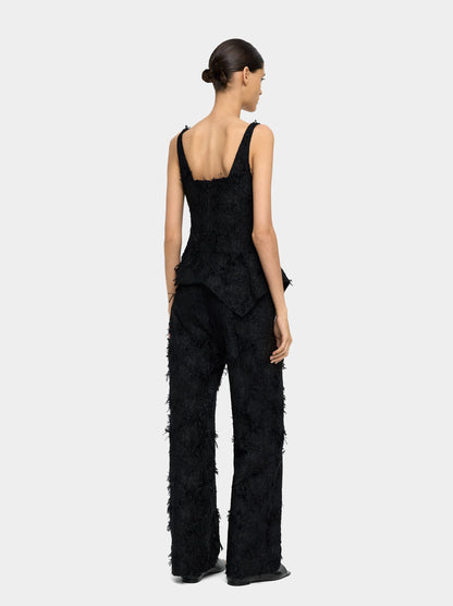 Trousers With Cotton Texture