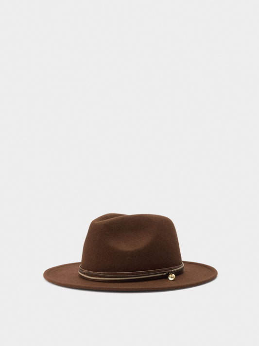 Wool Hat With Ribbons