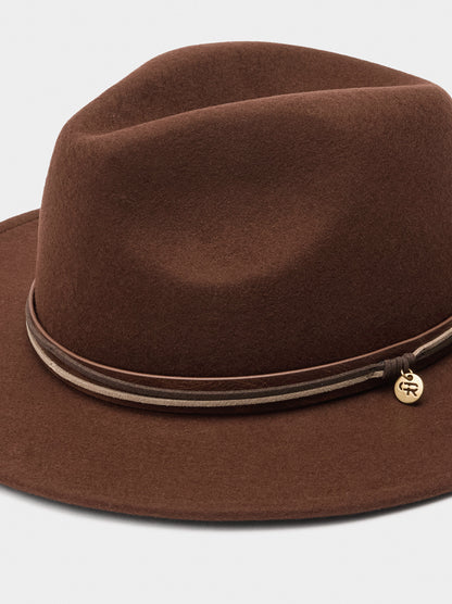 Wool Hat With Ribbons