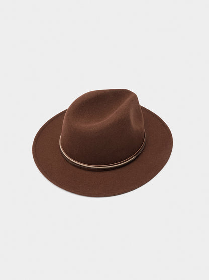 Wool Hat With Ribbons