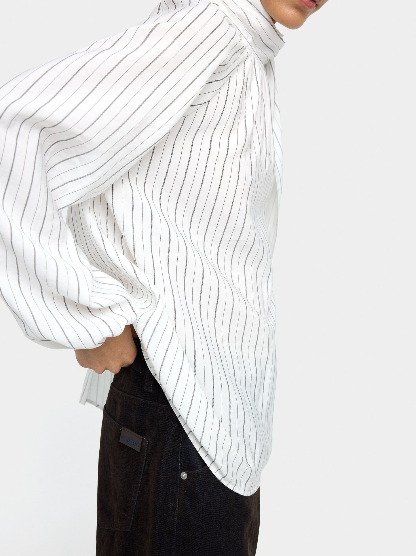 Blouse With Stripes