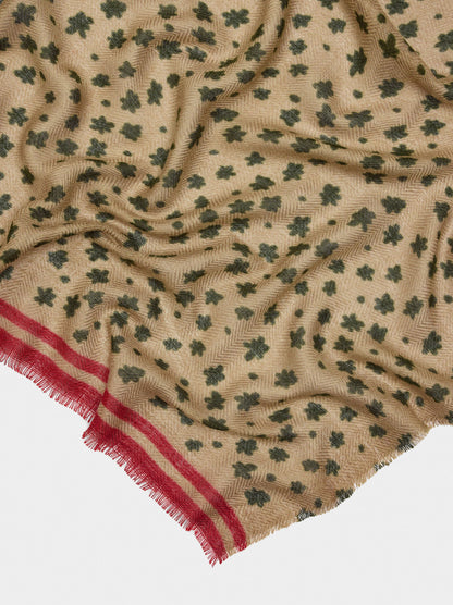 Scarf Printed With Wool