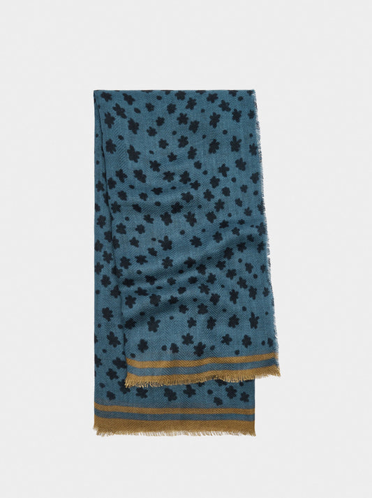 Scarf Printed With Wool