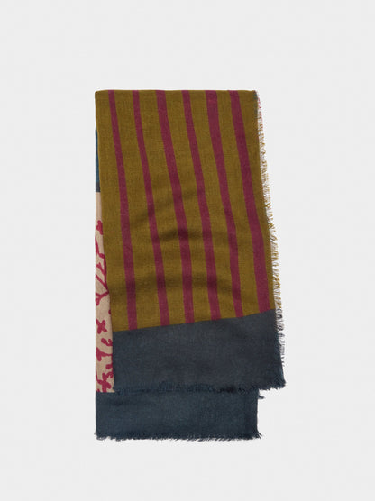 Scarf Printed With Wool