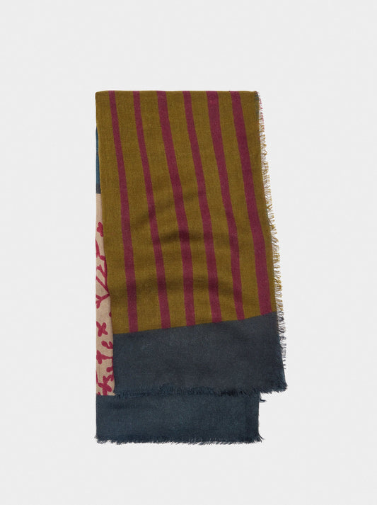 Scarf Printed With Wool