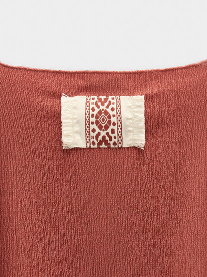 Wrinkled Effect Blouse