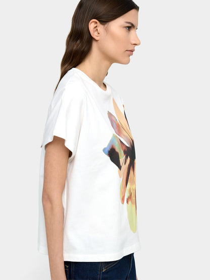 T-Shirt With Floral Print