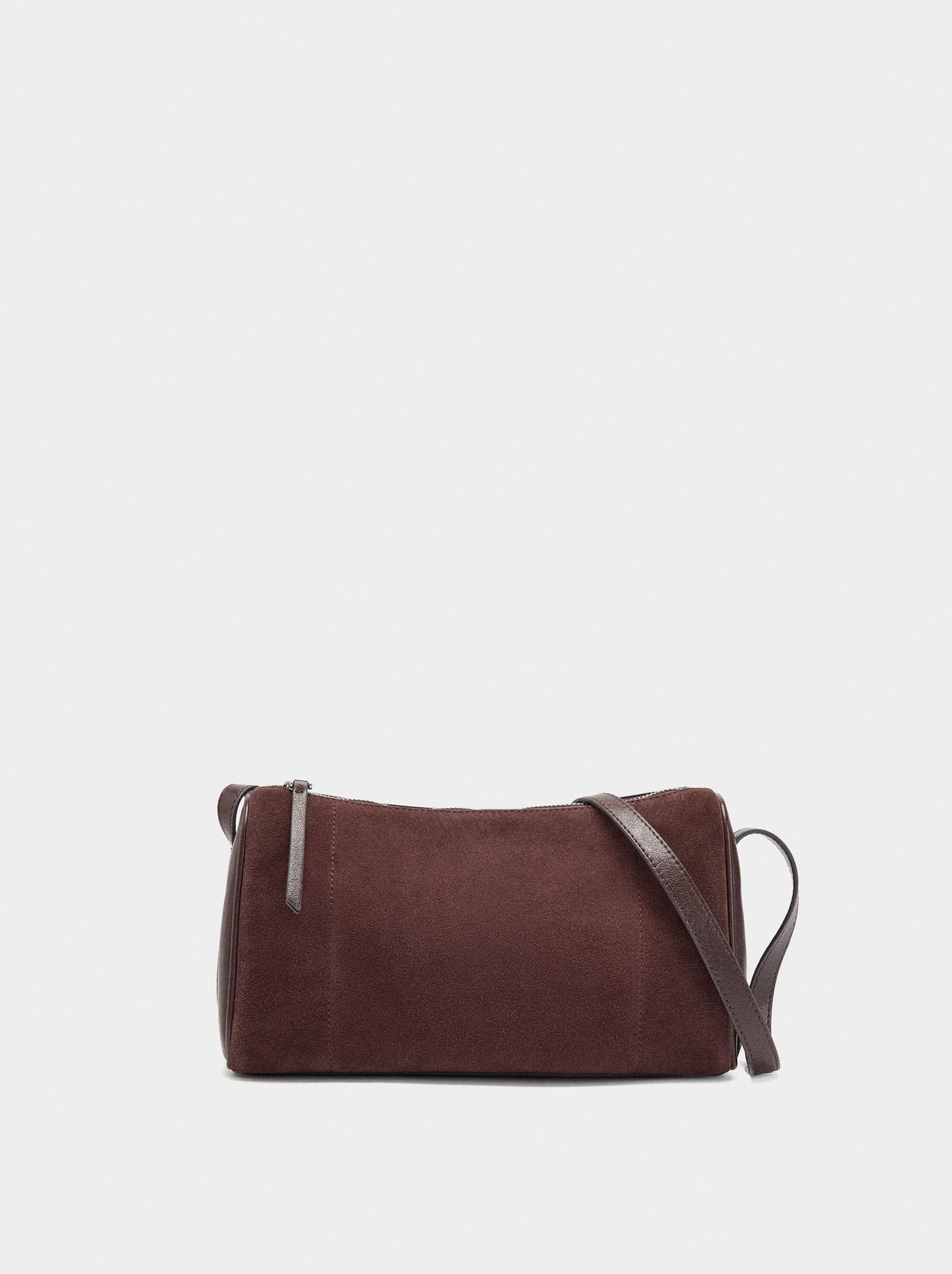 Crossbody Bag With Leather Details