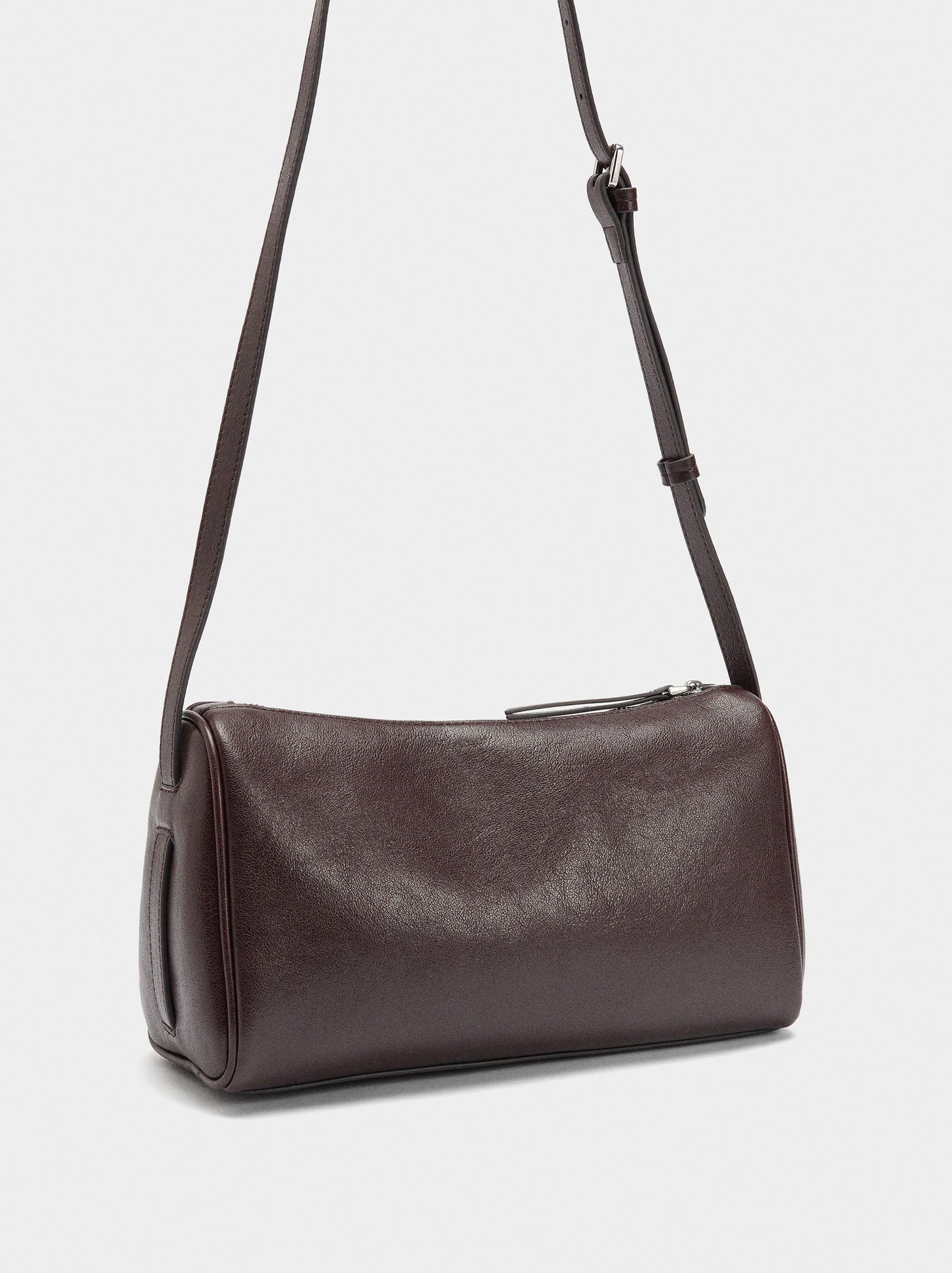 Crossbody Bag With Leather Details