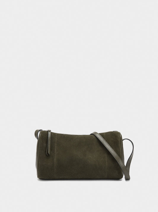 Crossbody Bag With Leather Details