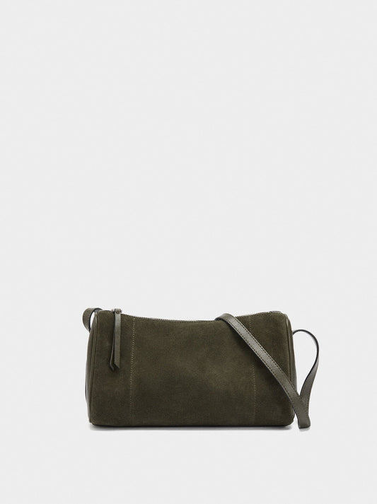 Crossbody Bag With Leather Details