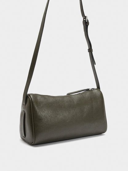 Crossbody Bag With Leather Details