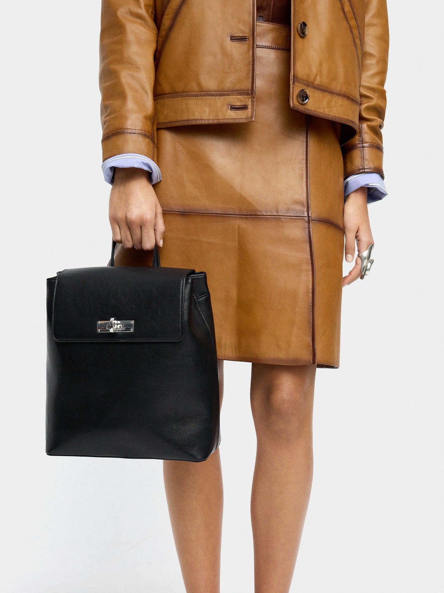 Backpack With Twist Closure