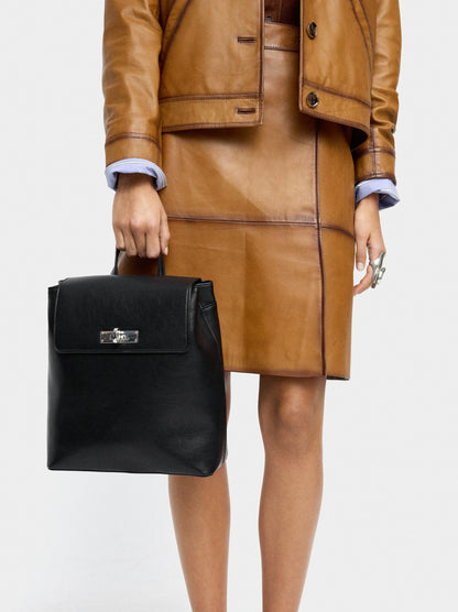 Backpack With Twist Closure