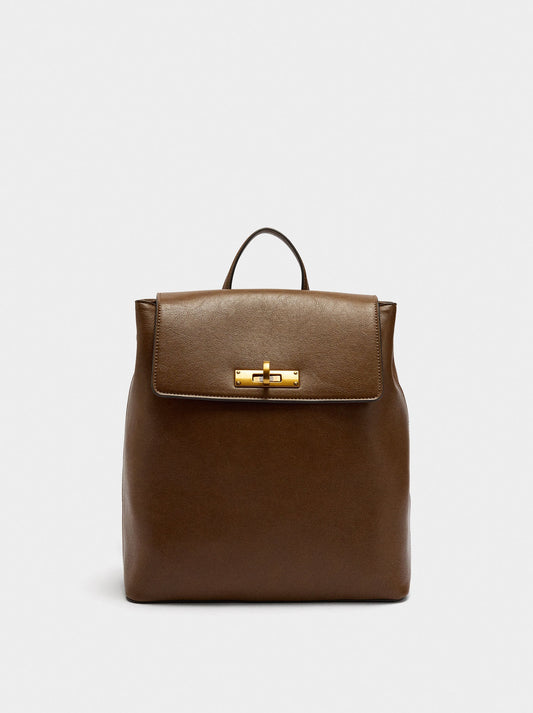 Backpack With Twist Closure