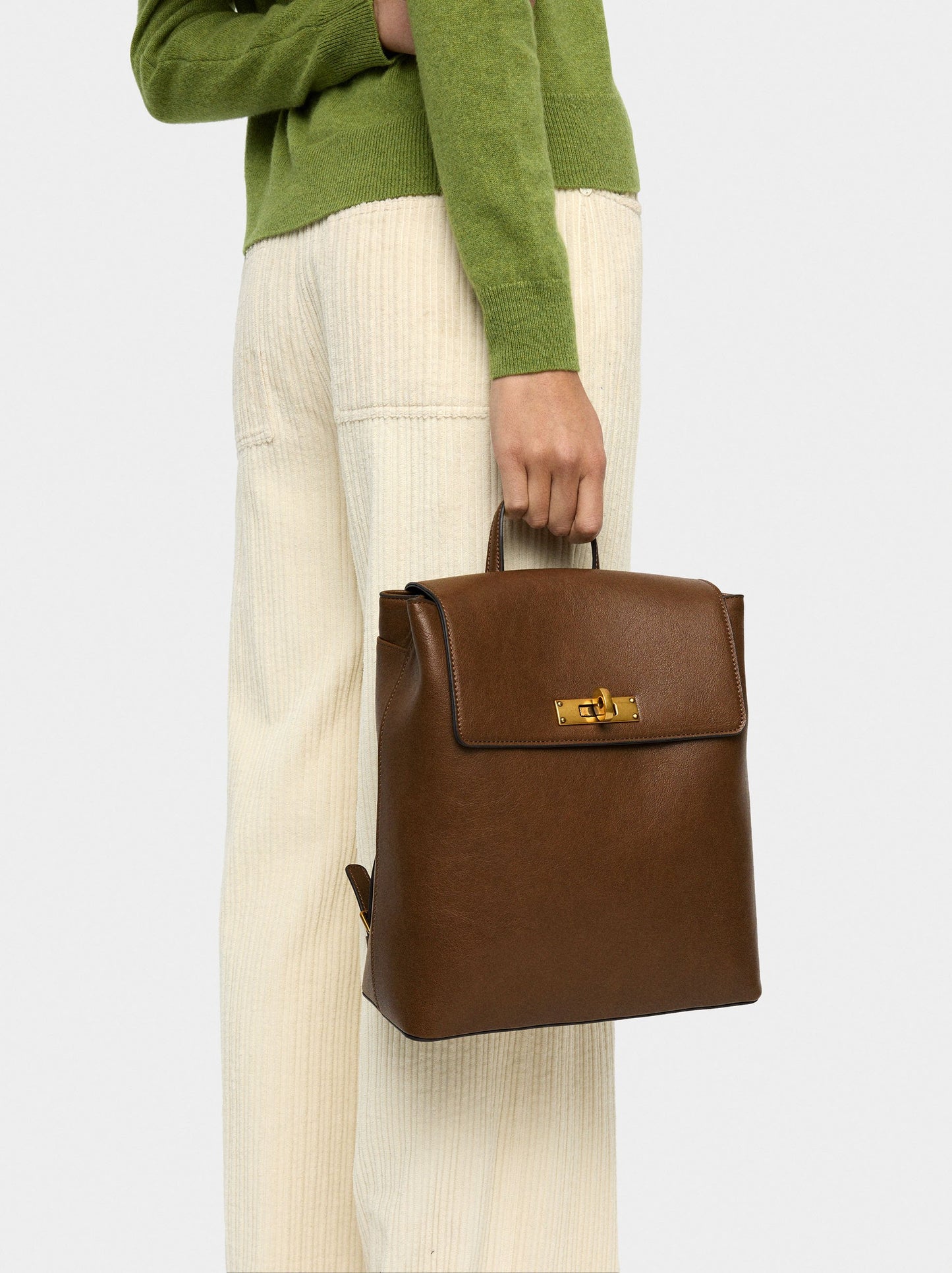 Backpack With Twist Closure