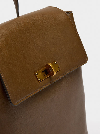 Backpack With Twist Closure