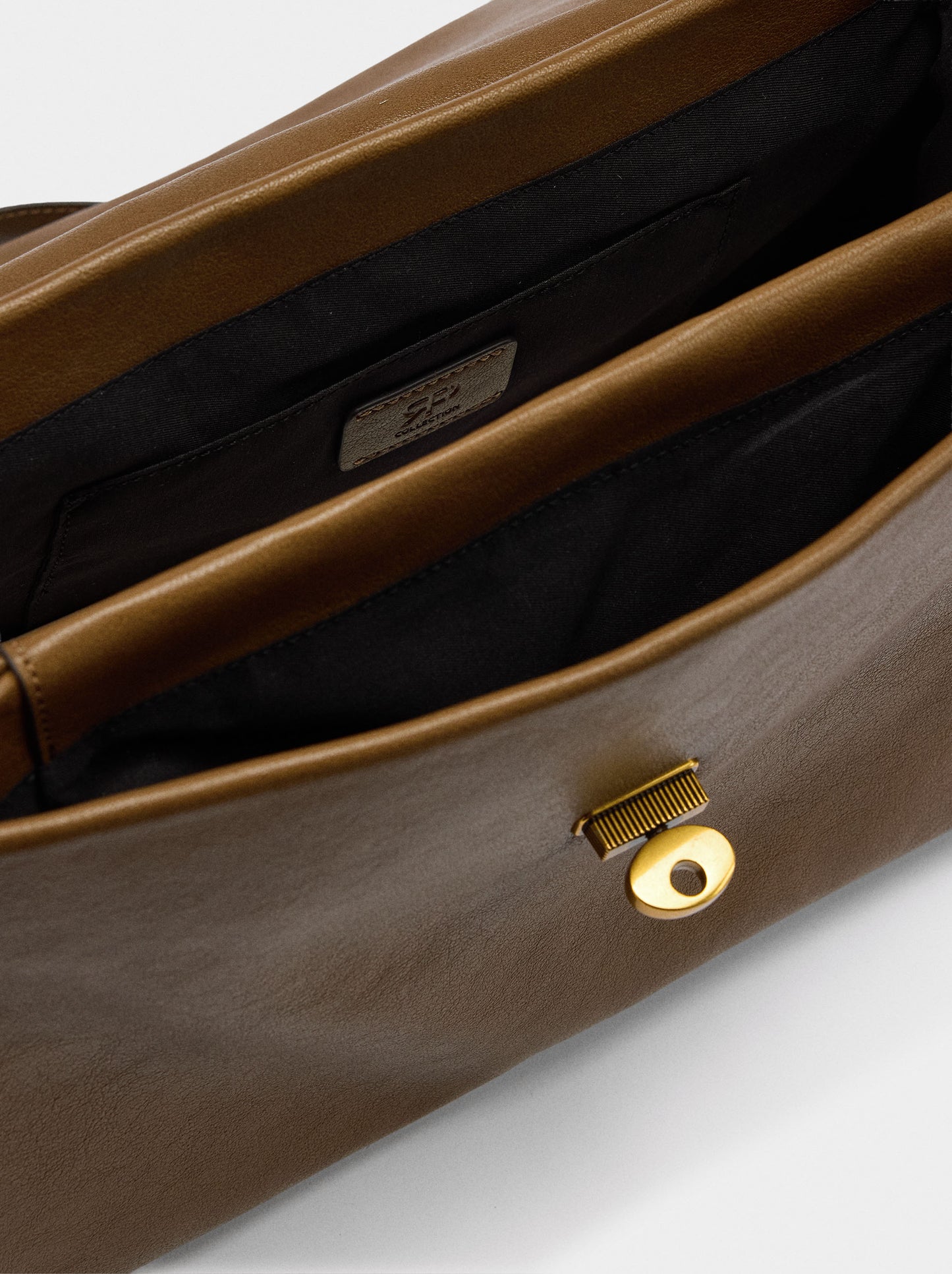 Handbag With Flap And Crossbody Strap