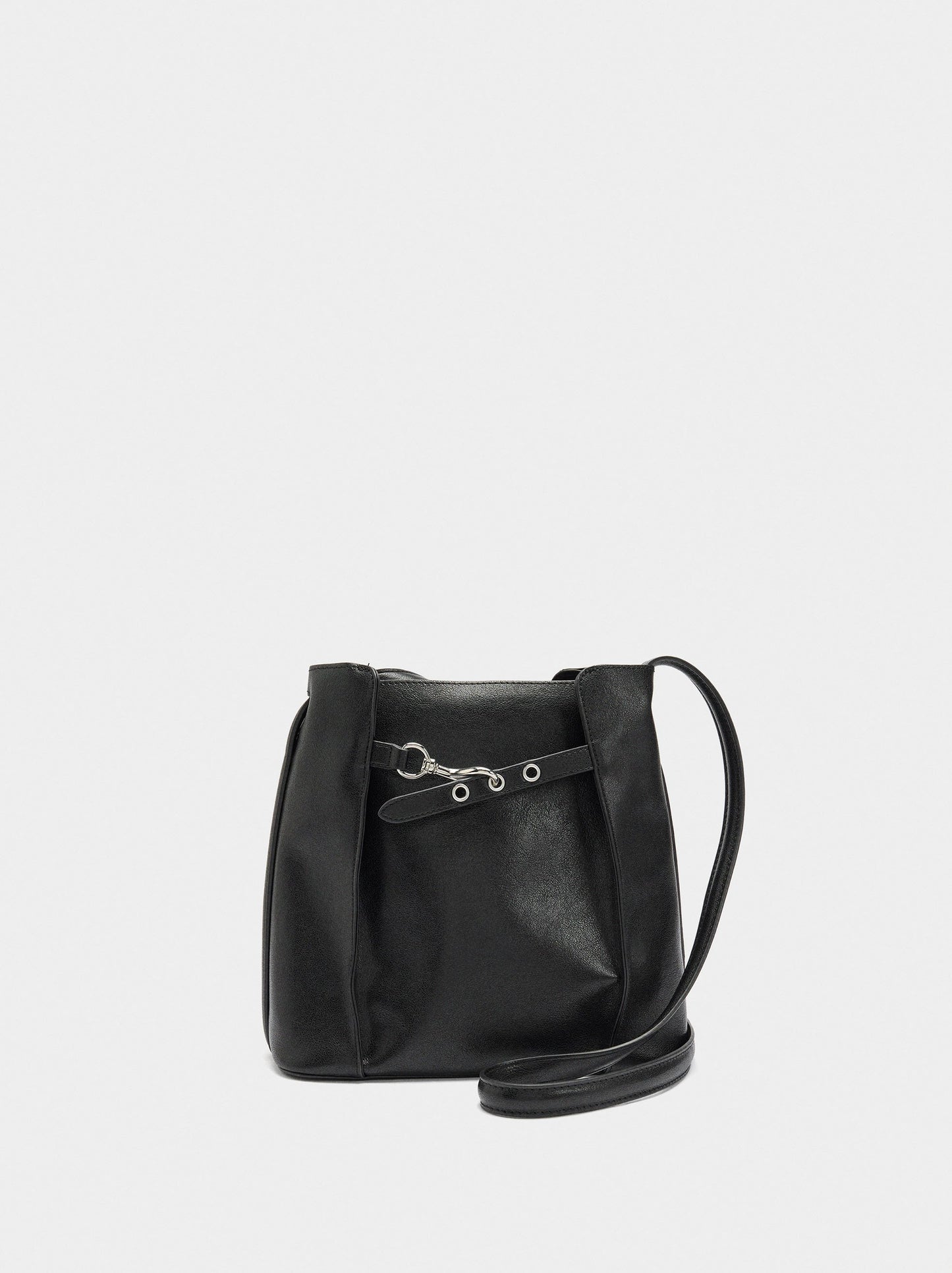 Bucket Bag With Side Folds