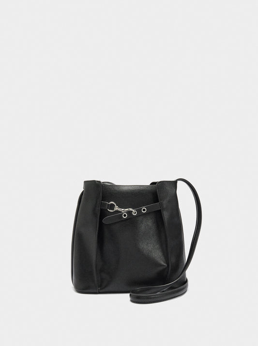 Bucket Bag With Side Folds