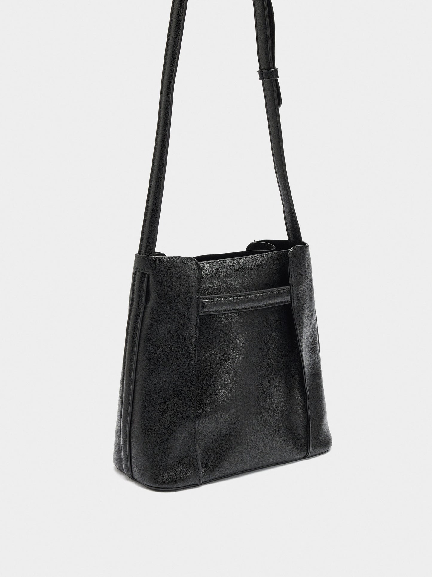 Bucket Bag With Side Folds