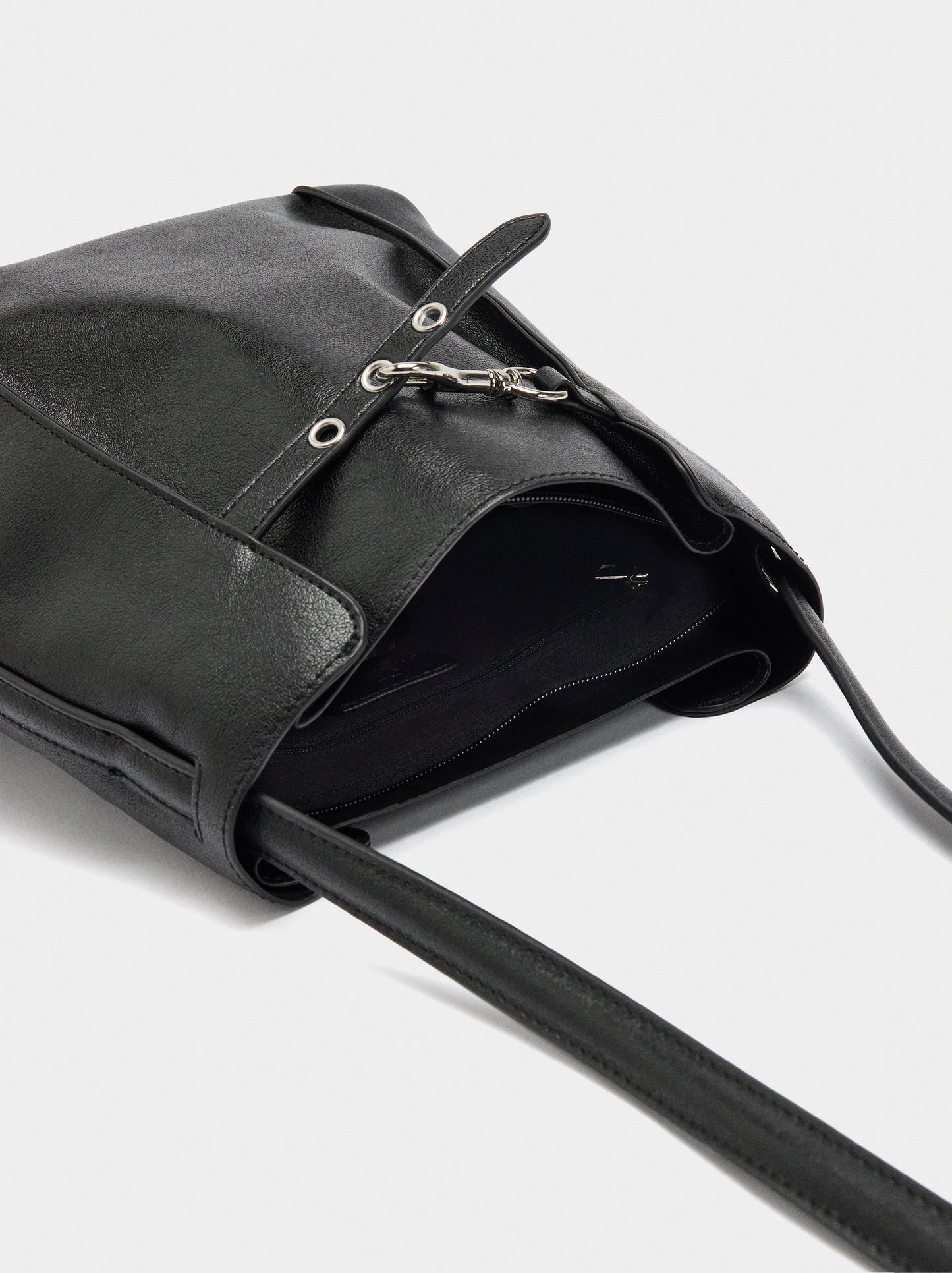 Bucket Bag With Side Folds