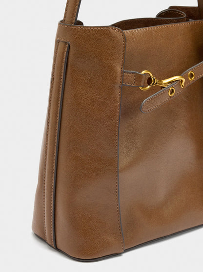 Bucket Bag With Side Folds