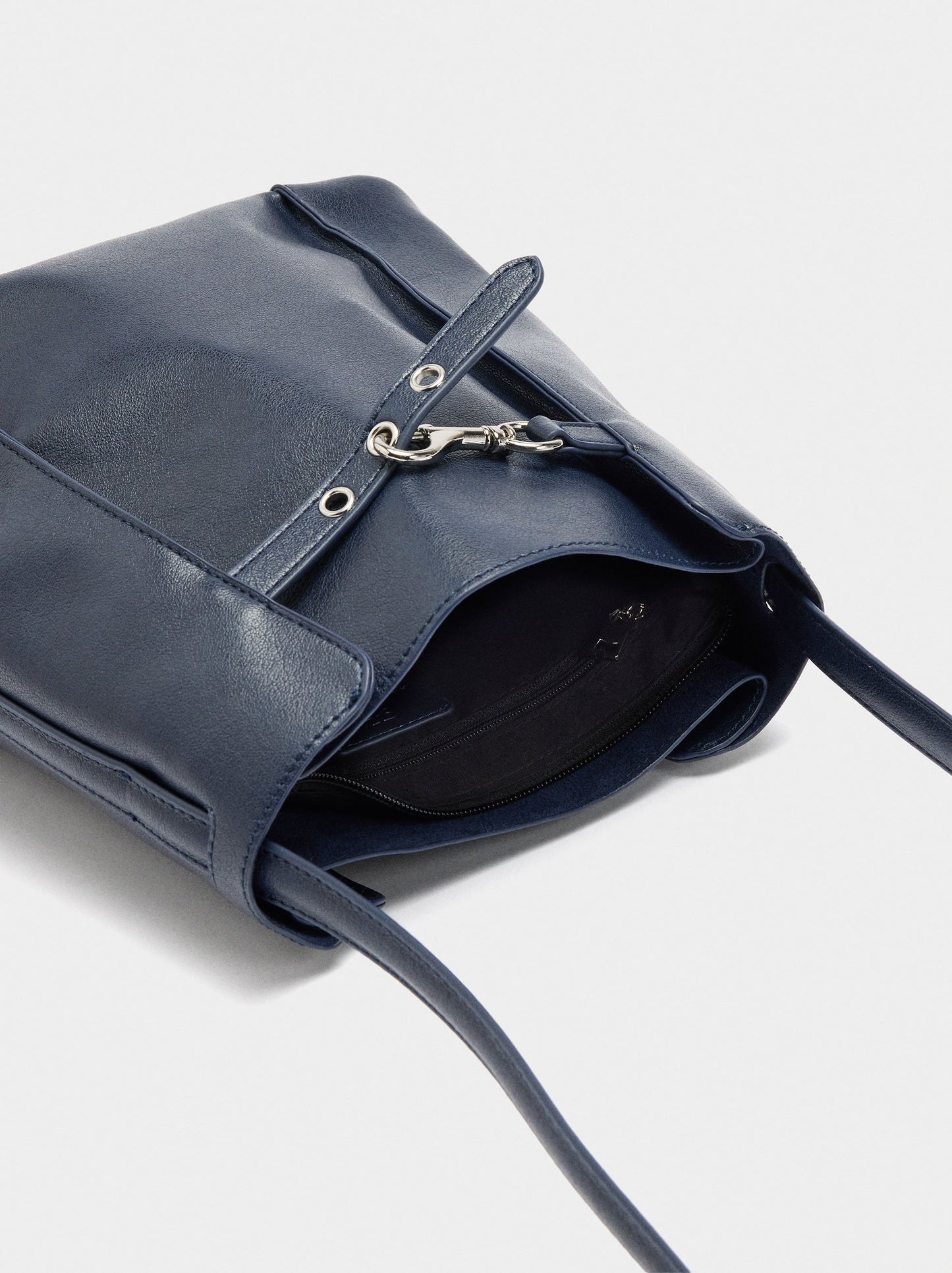 Bucket Bag With Side Folds