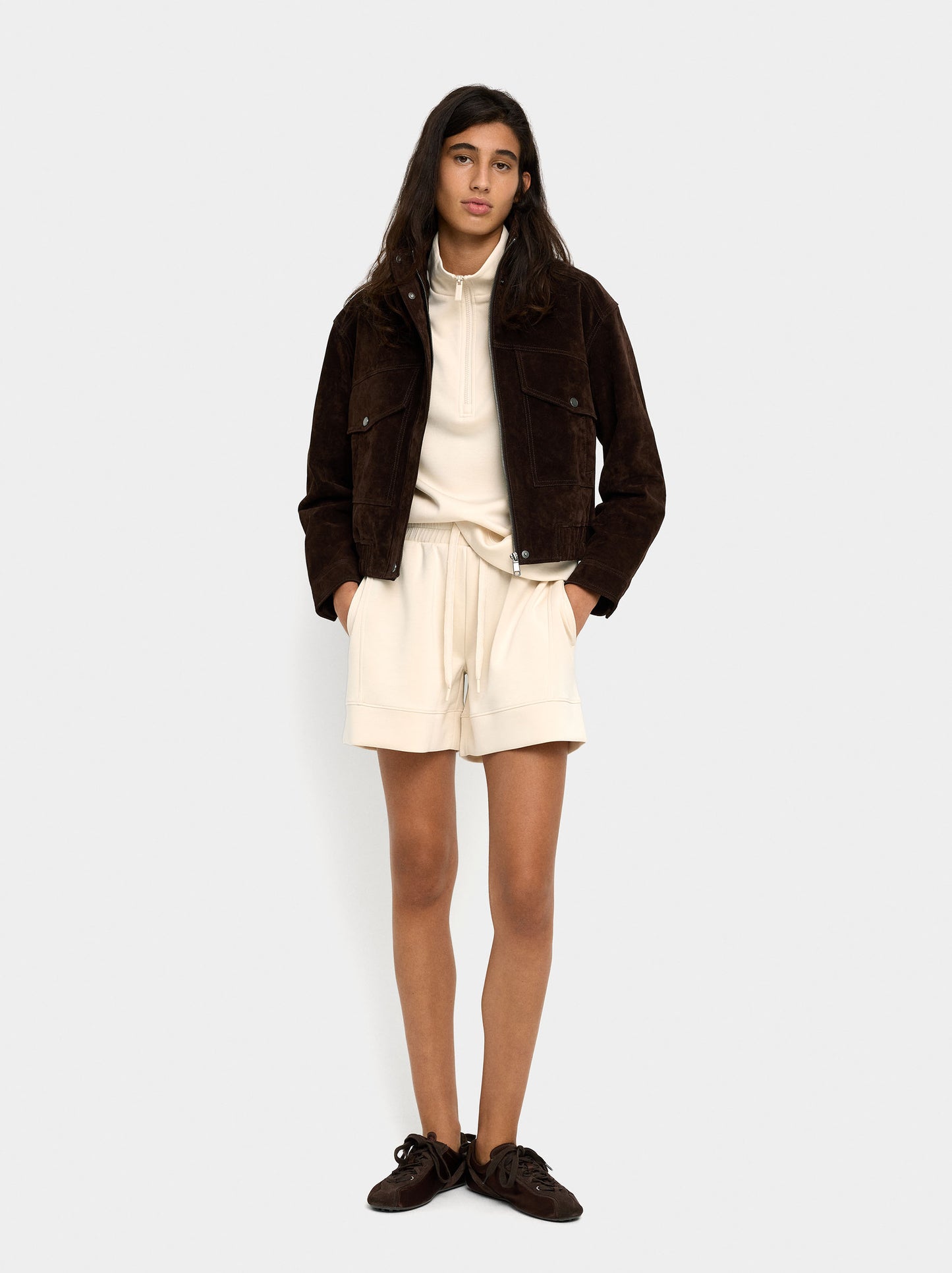 Top With Zipper Closure Soft Touch