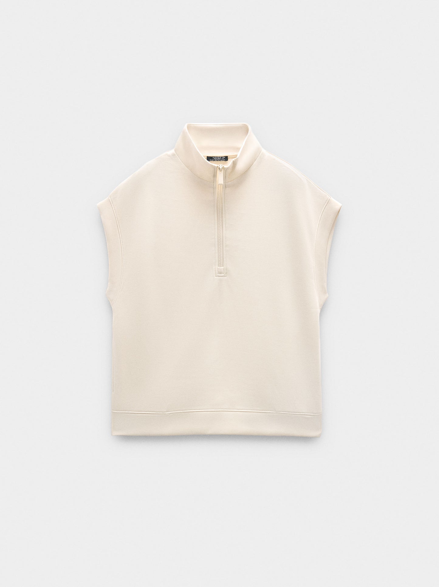 Top With Zipper Closure Soft Touch