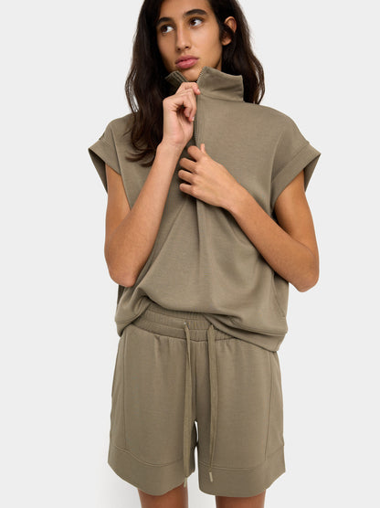 Top With Zipper Closure Soft Touch