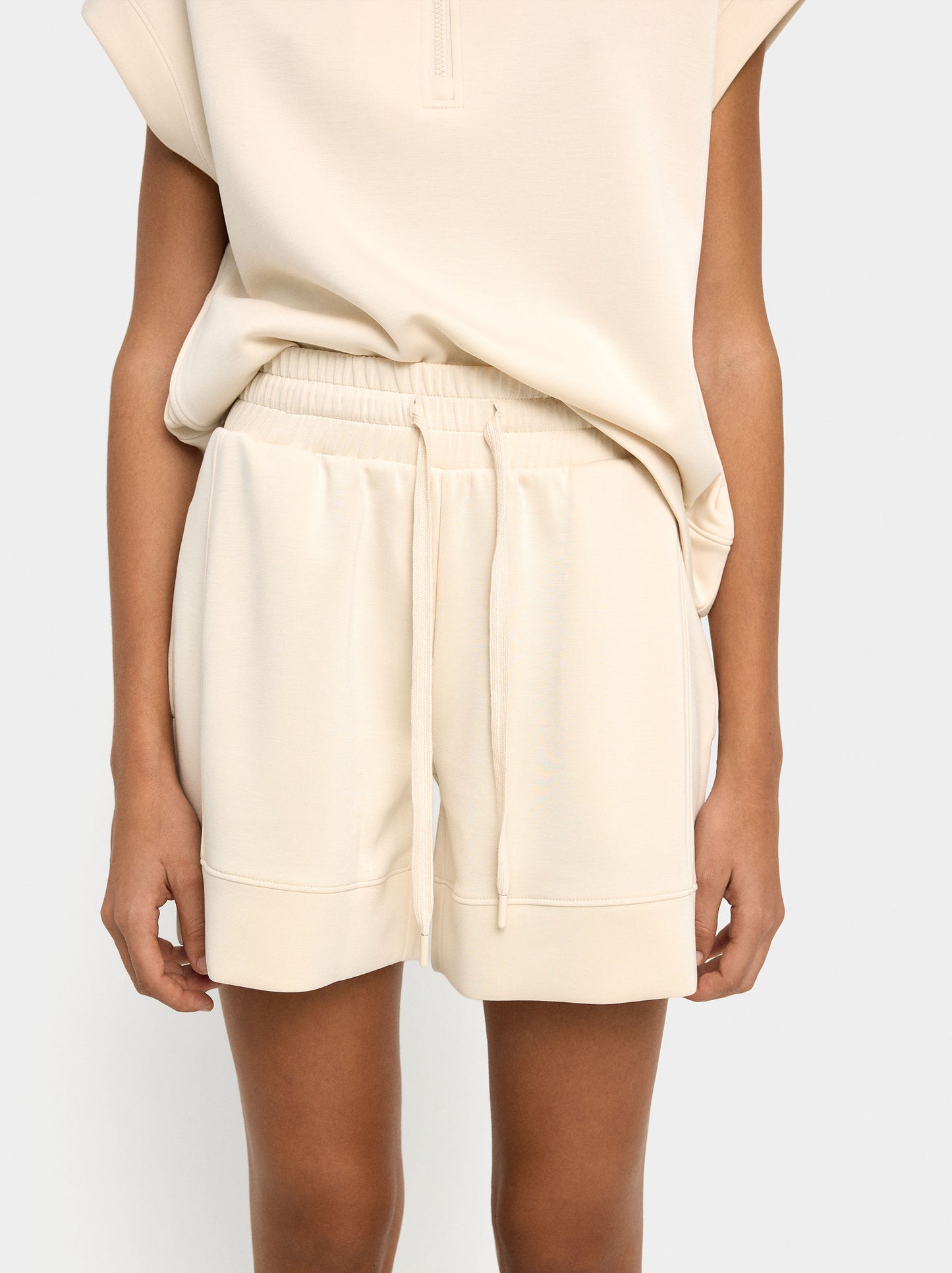 Shorts With Elastic Waist And Soft Touch