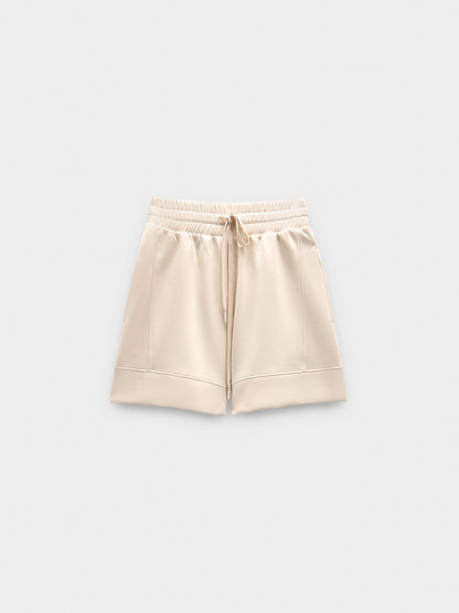 Shorts With Elastic Waist And Soft Touch