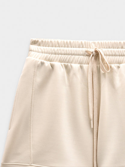 Shorts With Elastic Waist And Soft Touch