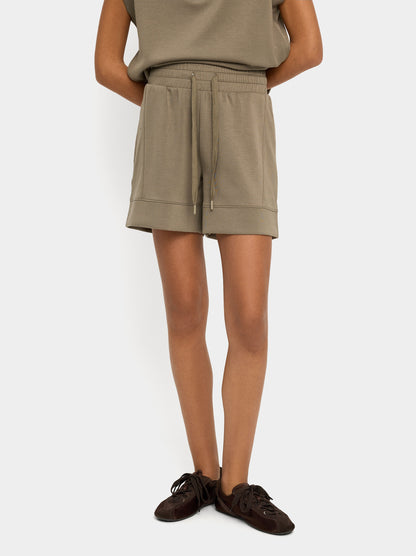 Shorts With Elastic Waist And Soft Touch