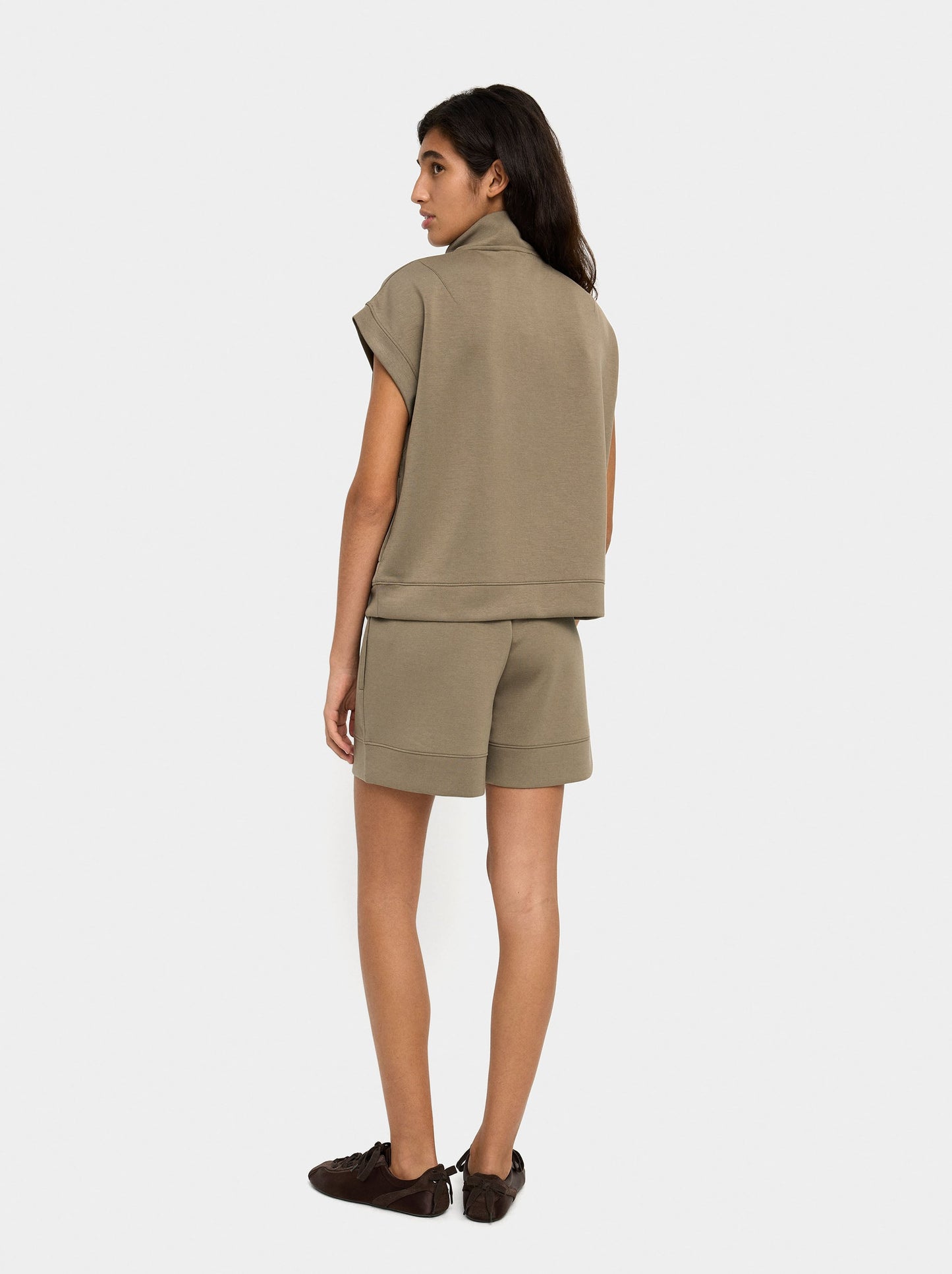 Shorts With Elastic Waist And Soft Touch