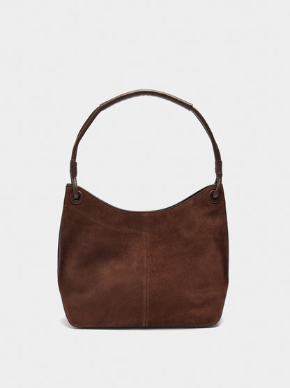 Shoulder Bag With Leather Details