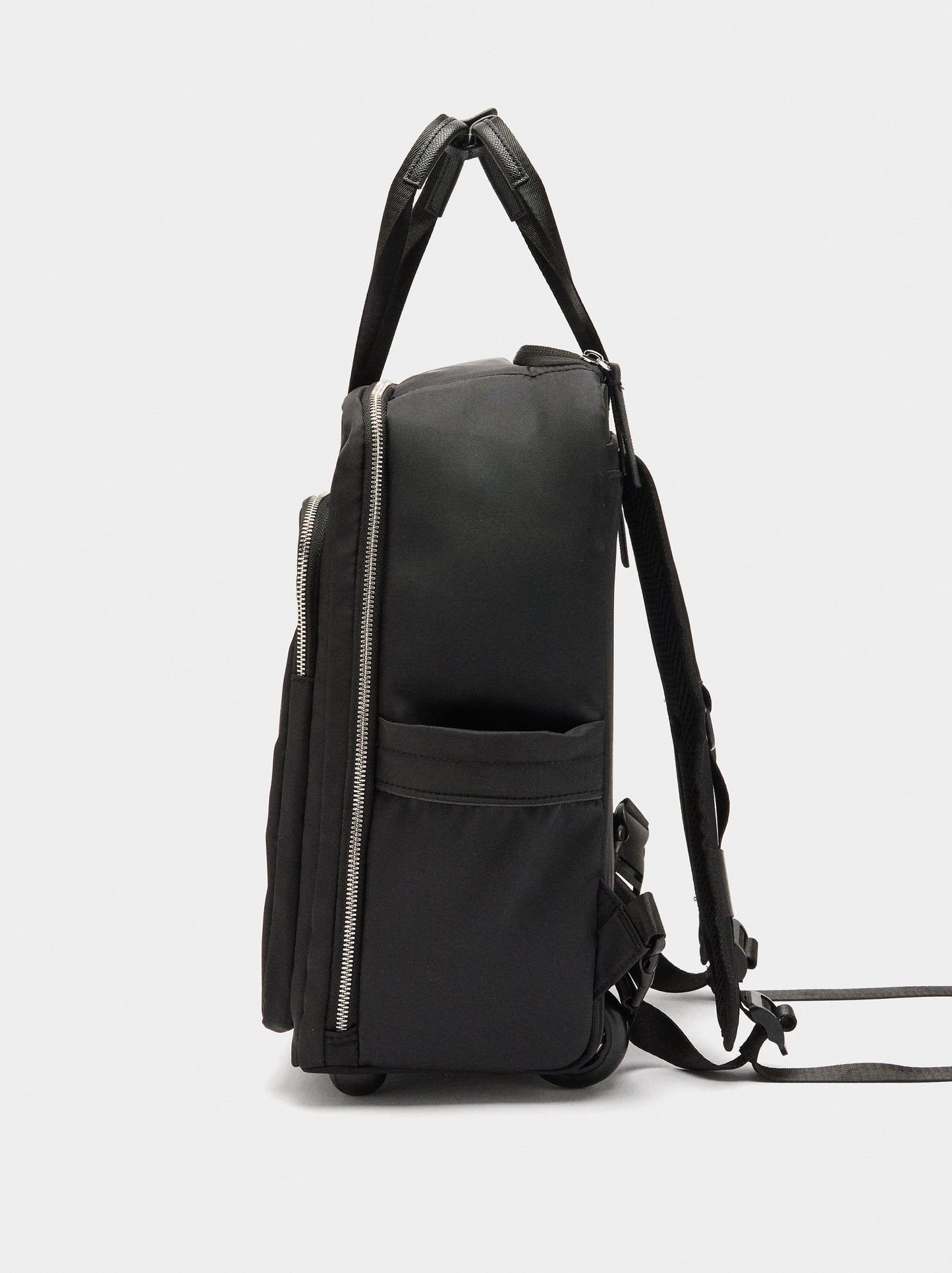 Nylon Backpack With Wheels